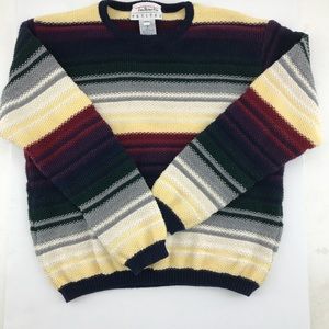 Talbots Striped Cotton Sweater USA XSP